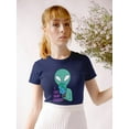 thumbnail image 2 of I Like Your Planet T-Shirt Women -Smartprints Designs, Female 4X-Large, 2 of 4