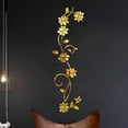 thumbnail image 2 of 3D Diy Flower Shape Acrylic Wall Sticker Modern Stickers Decoration, 2 of 4