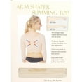thumbnail image 7 of Fullness Arm Shaper Humpback Posture Corrector Compression Sleeves  Women Tops Slimmer Shapewear -L - Beige, 7 of 7