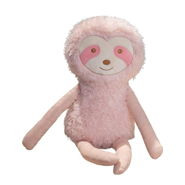 Realista Perezoso Muñeco de peluche Dibujos animados Abrazando Juguete Dormir Muñeco de peluche Animal de peluche para fiestas temáticas Sofá Regalo Rosa 48cm