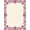 Ivory, Pattern 2, variant on ODIKA 4'x6' Machine Washable Non-Slip Area Rug, Floral Vine Design with Interlocking Botanical High Traffic Rug, Brown, 562321