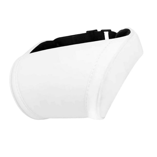 Almohada para asiento de coche DYNWAVEMX Cojín de cuello de coche viscoelástica Blanco