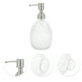 thumbnail image 5 of Unique Bargains 1 Pc Reusable Pineapple-shaped Soap Dispenser 11.84oz Clear Silver, 5 of 6