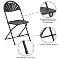 thumbnail image 5 of Flash Furniture HERCULES Series 650 lb. Capacity Black Plastic Fan Back Folding Chair, 5 of 12