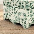 thumbnail image 6 of Single Flannel Dining Chair with Soft Seat Cushion & Backrest, No Armrests, Matching Pillow for Waist Support, for Living Room (GREEN), 6 of 9