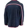 thumbnail image 3 of Men's Fanatics Navy Columbus Blue Jackets Breakaway Home Jersey, 3 of 7