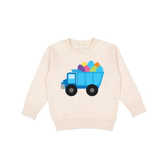 Inktastic Easter Egg Truck Boys Toddler Sweatshirt