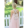 thumbnail image 7 of Crossed Straps Lace Formal Flower Girl Dress Princess Ceremonial 204, 7 of 7