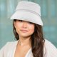 thumbnail image 2 of KAKOWELY Sombrero de cubo elegante, sombrero de protección solar, sombrero de cubo para mujer, sombrero de cubo plegable, sombrero de verano, 2 of 4