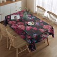 thumbnail image 2 of Pioneer Flower Floral Print Pattern Rectangle Tablecloth 60"x84",Waterproof Polyester Rectangle Table Cloth, Wipeable Spillproof Polyester Tablecloth for Dining, Camping, Indoor and Outdoor, 2 of 5