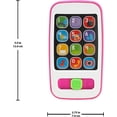thumbnail image 3 of Celular de Juguete Fisher Price Rie y Aprende Smartphone de Aprendizaje Rosa, 3 of 5