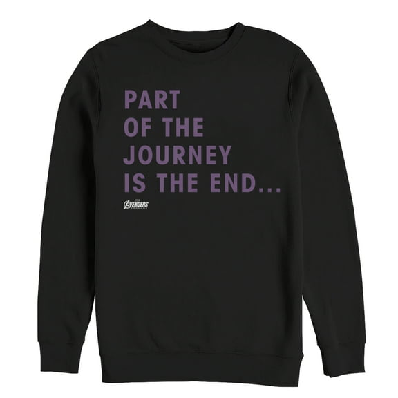 Men's Marvel Avengers: Endgame Journey's End  Sweatshirt Black X Large
