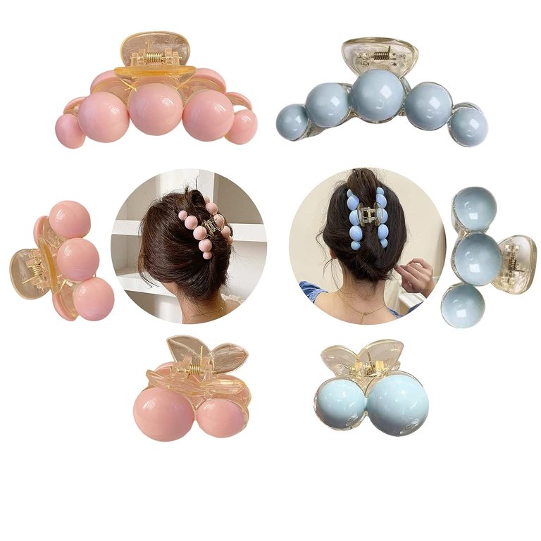 FRCOLOR Claw Clips Mini Hair Clips Hair Pearls Jaw Hair Clips Hair Clips  Small Mini Pearl Clips Small Pearl Hair Clips Hair Accessories for Teens