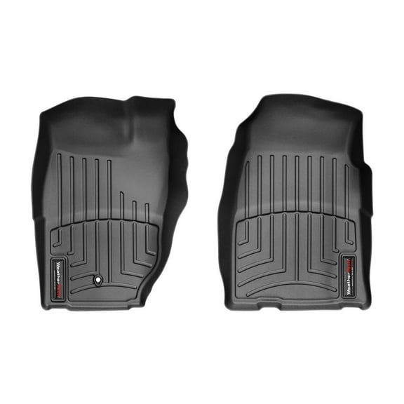 WeatherTech Custom Fit FloorLiners compatible with 1997-2001 Jeep Cherokee - 1st Row (Driver & Passenger), Black
