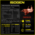 thumbnail image 2 of Aislado de Proteína de Suero de Leche Forzagen Isogen 2.5 lb Sabor a Chocolate 39 Serv ISO2.5LBCH, 2 of 3