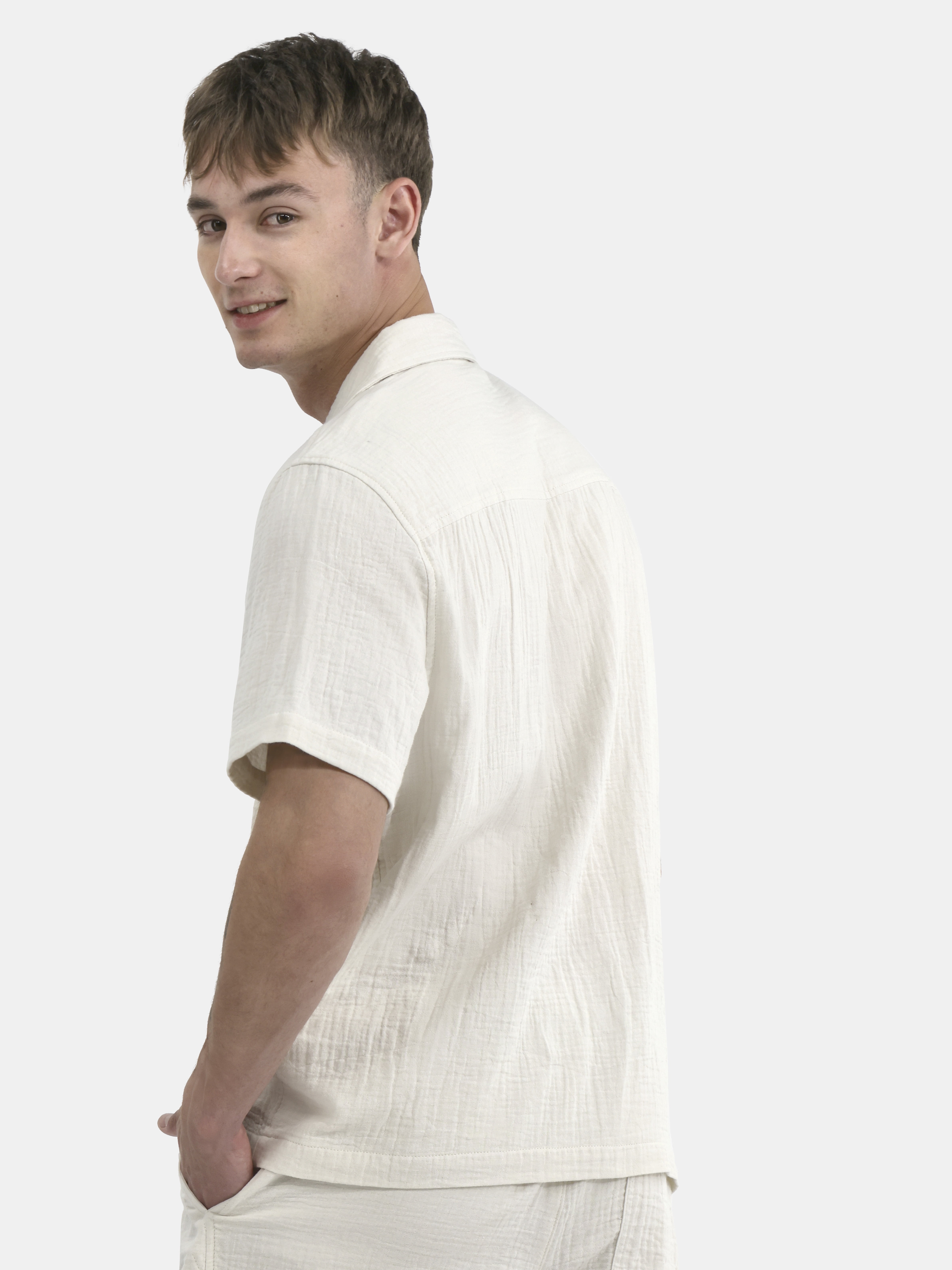 No Boundaries Mens Textured Shirt, Sizes XS-3XL