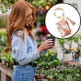 thumbnail image 4 of Stylish Silicone Bracelet ID Bag Floral Folding Card Holder Printed Leather Wallet Keychain Accessory for Everyday Use, 4 of 5