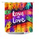 thumbnail image 2 of Prides Month Valentine's Day Series Prides Month Bathroom Shower Curtain Home Waterproof Shower Curtain Toilet Partition Shower Curtain, 2 of 6