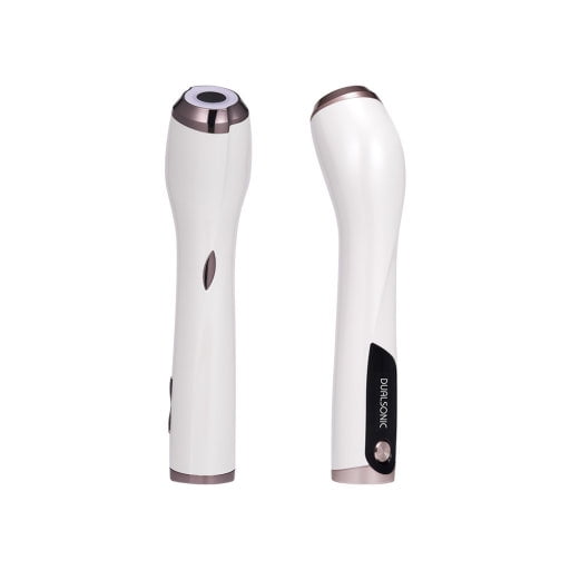 Dualsonic Focused Ultrasound Effect Beauty Device - White Brown