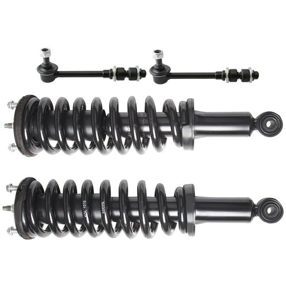 CCIYU Front Strut Spring Assembly Control Arm and Ball Joint Assembly 2002-2006 for Toyota Tundra SR5 Extended Cab Pickup 4-Door/ Complete Suspension Kit Fits replace for K90680, 171347L