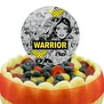 thumbnail image 5 of Acrylic Wonder Woman Warrior Pattern Cake Topper Party Decoration for Wedding Anniversary Birthday Graduation, 5 of 7