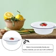 thumbnail image 3 of SHISUYAN 1pc Vintage Enamel Rice Bowls Practical Ramen Storage Bowls Enamel Tableware, 3 of 9