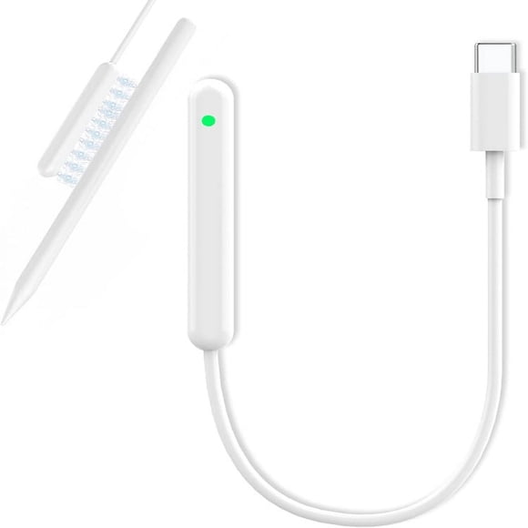 Adecuado para la línea de carga magnética de lápiz Apple de segunda generación, cargador magnético de lápiz capacitivo, carga rápida magnética