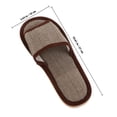 thumbnail image 2 of unbranded 2 Pares De Slippers De Ligeros Con Suela Eva Antideslizante Café Para, 2 of 6