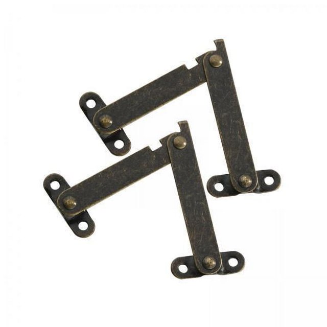 4x2 Piezas De Bisagras De Soporte Plegables Para Tapa, Puntal De Elevación Para Armarios, Para Estuches De Joyería, 114 X 31 Mm