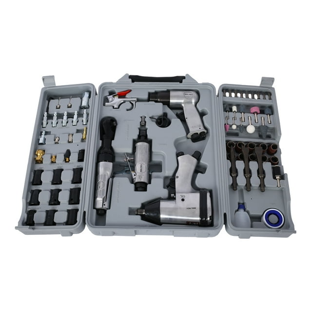 Decodeary Efficient Pneumatic Tool Set For Unisex And College Students Versatile Metal Tool Kit 4 In 1 Wrench
