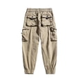thumbnail image 7 of WQQZJJ Men's Quick Dry Tactical Pants, Water Resistant Outdoor Pants, Lightweight Stretch Cargo Work Hiking Pants Khaki-L, 7 of 7