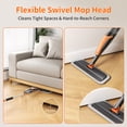 thumbnail image 6 of SEFREG Spray Mop for Multi-Surface Heavy-Duty Cleaning with 4 Washable Microfiber Pads,Refillable Bottle,Functional Scraper,360°Rotating Head,One-Handed Operation,Wet/Dry Use,Rust-proof Aluminum Pole, 6 of 14