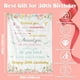 thumbnail image 2 of LHSHID 21st Birthday Blanket Gifts for Her Blanket Flannel Soft and Comfortable Anti static Bed Sofa Blanket 50x60in, 2 of 5
