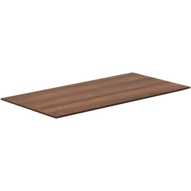 Lorell LLR59610 Table de table à Lame en Noyer Réglable en Hauteur Électrique de 48 x 24 Po