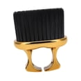 thumbnail image 3 of Choque de cuello Cepillo de cepillo para hombres Diseño de anillo de anillo de barbería de barbería resistente Cepillos de pelarra suave para uso en Oro, 3 of 8