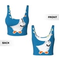 thumbnail image 5 of Lsque Goose Holding an Umbrella Printed Women'S Sports Bra, Compression, Moisture Wicking, High-Impact Sports Bra For Women,Supportive sports bra-Small, 5 of 9