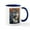 White/Navy Inside, variant on CafePress - Awesome Gray Wolf Mug - 11 oz Ceramic Mug - Novelty Coffee Tea Cup