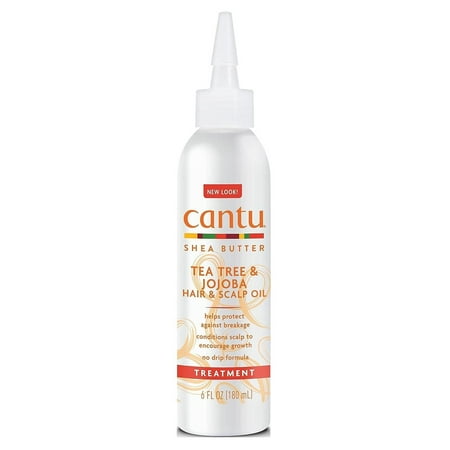 Cantu Shea Butter Tea Tree & Jojoba Hair & Scalp Oil 6oz (Pack of 3)