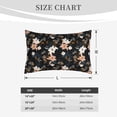 thumbnail image 4 of Hirioo Lilies Flowers for Plush Pillow Cover for Bedroom and Living Room ,Elegant, Comfortable Home Decor-14"x20", 4 of 6