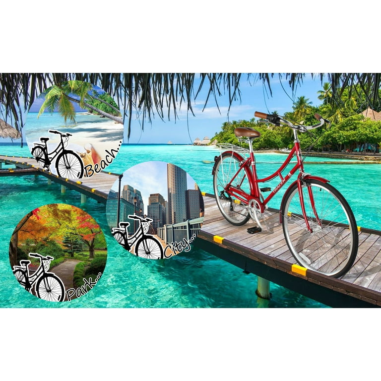 Tracer Osaka Hybrid City Bike for Women, Steel Frame