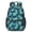 Paisley and Floral Blue Pattern-1, variant on Paisley and Floral Blue Pattern 17" Waterproof Oxford School Backpacks for Teens, S-Shape Padded Straps, for School, Travel, Hiking, Camping