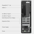 thumbnail image 4 of Dell Slim Desktop ECS1250, Intel Core Ultra 7 265 Processor, Intel UHD Graphics, 64GB DDR5 5600MT/s Memory, 2TB M.2 SSD, Windows 11 Pro, 4 of 5