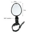 thumbnail image 2 of Rearview 2 Pieces Bike Mirror 360 Degree Adjustable Rotatable Handlebar Mirror  Riding Flat Oval Rearview Mirror for Road Bike, 2 of 8