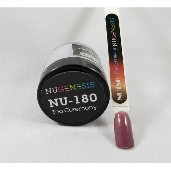 NUGENESIS Nail Color Dip Dipping Powder 1oz/jar - NU180 TEA CEREMONY
