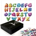 thumbnail image 2 of Ambesonne Alphabet Jigsaw Puzzle Durable Cardboard, Gradient Colors Graffiti, 1000 pcs, Azure Blue Dark Sky Blue, 2 of 5