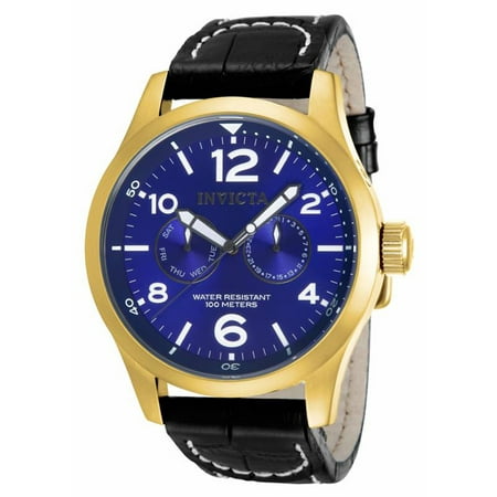 Invicta Men's Specialty Quartz 3 Hand Blue Dial Watch 12173