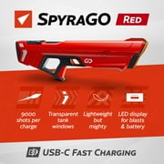 SPYRA Electric Water Blaster, Outdoor LED Squirt Toy Game, SpyraGO, Red