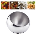 thumbnail image 3 of ROMANSENTIAL Fruit Bowl 18Cm Diameter 1Pack Stainless Steel for Home Use and Catering Silver Color, 3 of 8