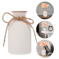 thumbnail image 4 of 1pc Ceramic Vase With Hemp Bow Knot Flower Pot Aromatherapy Bottle for Home, 4 of 9