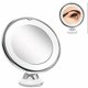 thumbnail image 3 of Makeup mirror light bulb makeup mirror with led fill light 10X magnification dry battery suction cup folding net celebrity beauty mirror cross-border, 3 of 5